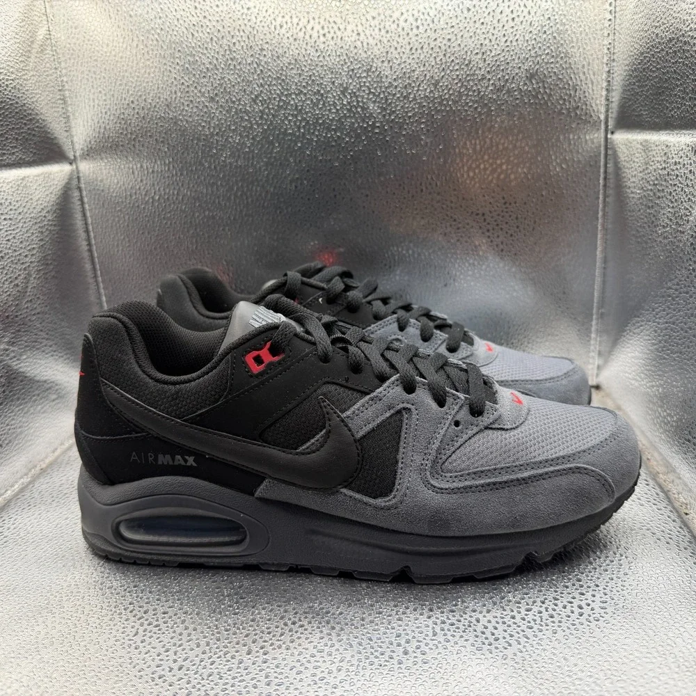 Size 9  Nike Air Max Command Black Dark Gray Mens Athletic‎ Sneakers 629993-024